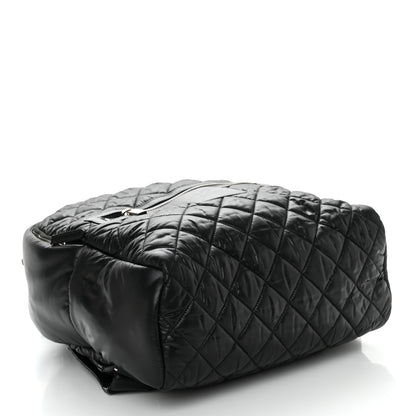 Chanel Nylon Quilted Coco Cocoon Backpack Black 4 of 11