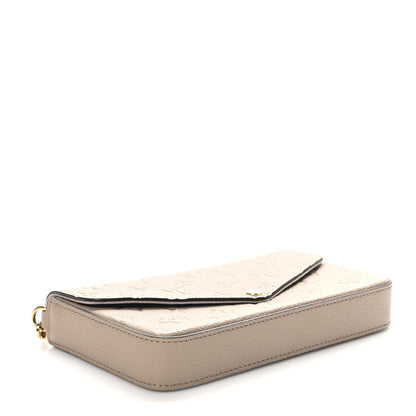 Louis Vuitton Empreinte Pochette Felicie Chain Wallet Tourterelle 5 of 11