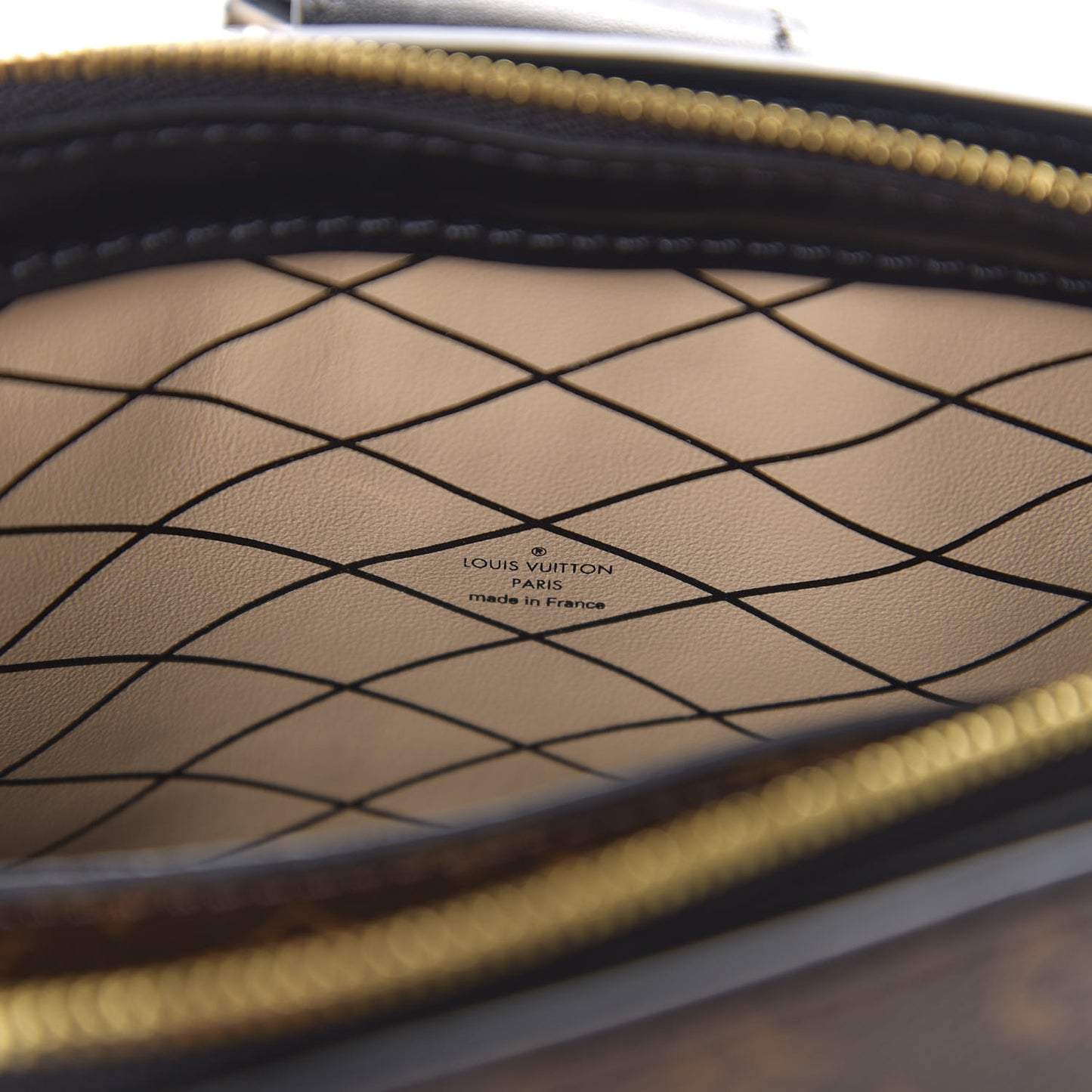 Reverse Monogram Trunk Clutch