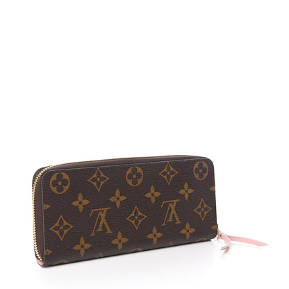 Louis Vuitton Monogram Clemence Wallet Rose Ballerine 3 of 7