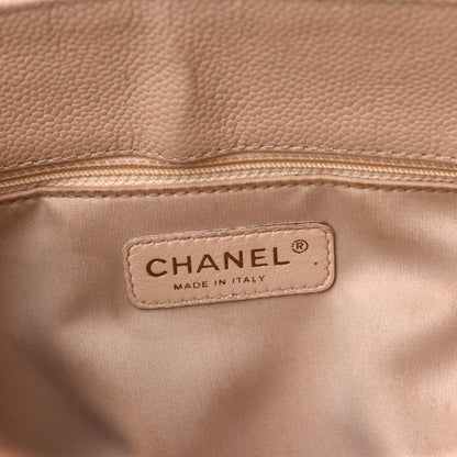 Chanel Caviar Quilted Grand Shopping Tote GST Beige 5 of 10