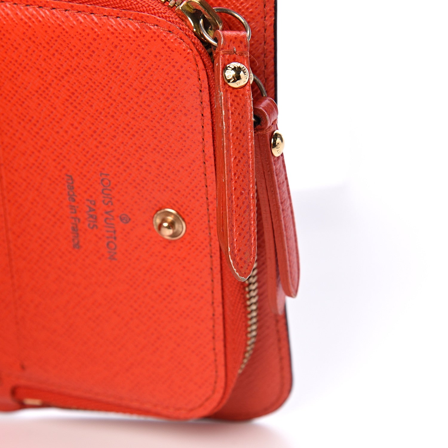 Louis Vuitton Monogram Insolite Coin Purse Wallet Red 8 of 8