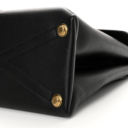 Louis Vuitton Grained Smooth Calfskin Rose Des Vents MM Black 10 of 13