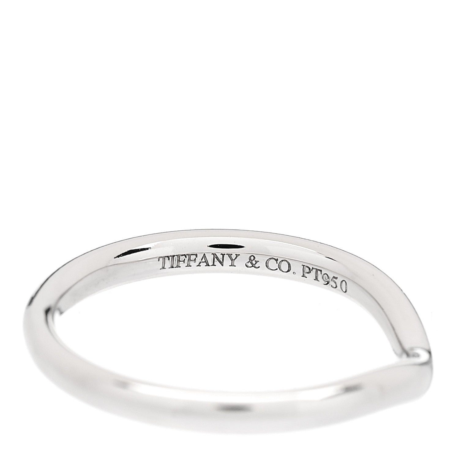 Tiffany Platinum 2mm Elsa Peretti Wedding Band Ring 48 4.5 4 of 5