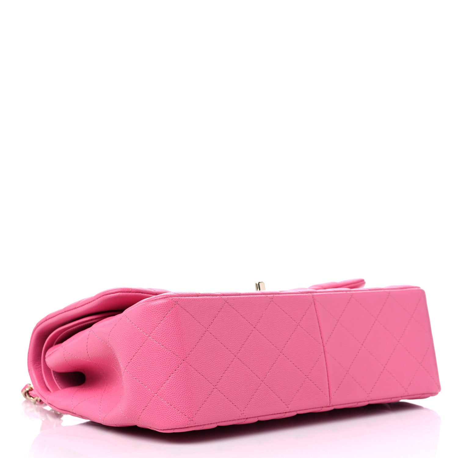 Chanel Caviar Quilted Jumbo Double Flap Pink 4 of 10