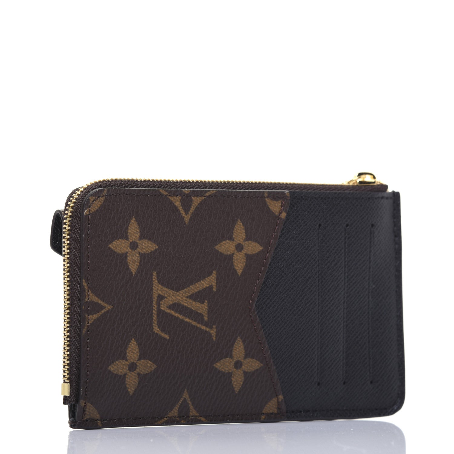 Louis Vuitton Monogram Recto Verso Card Holder Black 3 of 11