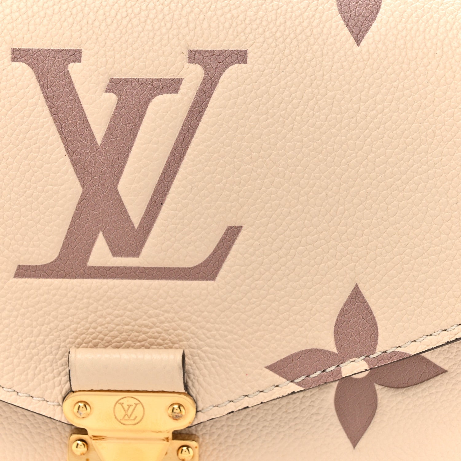 Louis Vuitton Empreinte Monogram Giant Pochette Metis Creme Bois de Rose 7 of 15