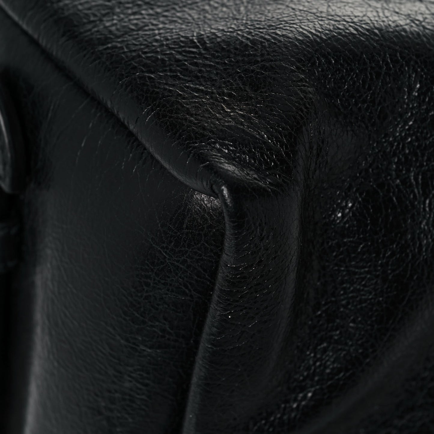 Fluffy Calfskin Morpheus Convertible Backpack Black