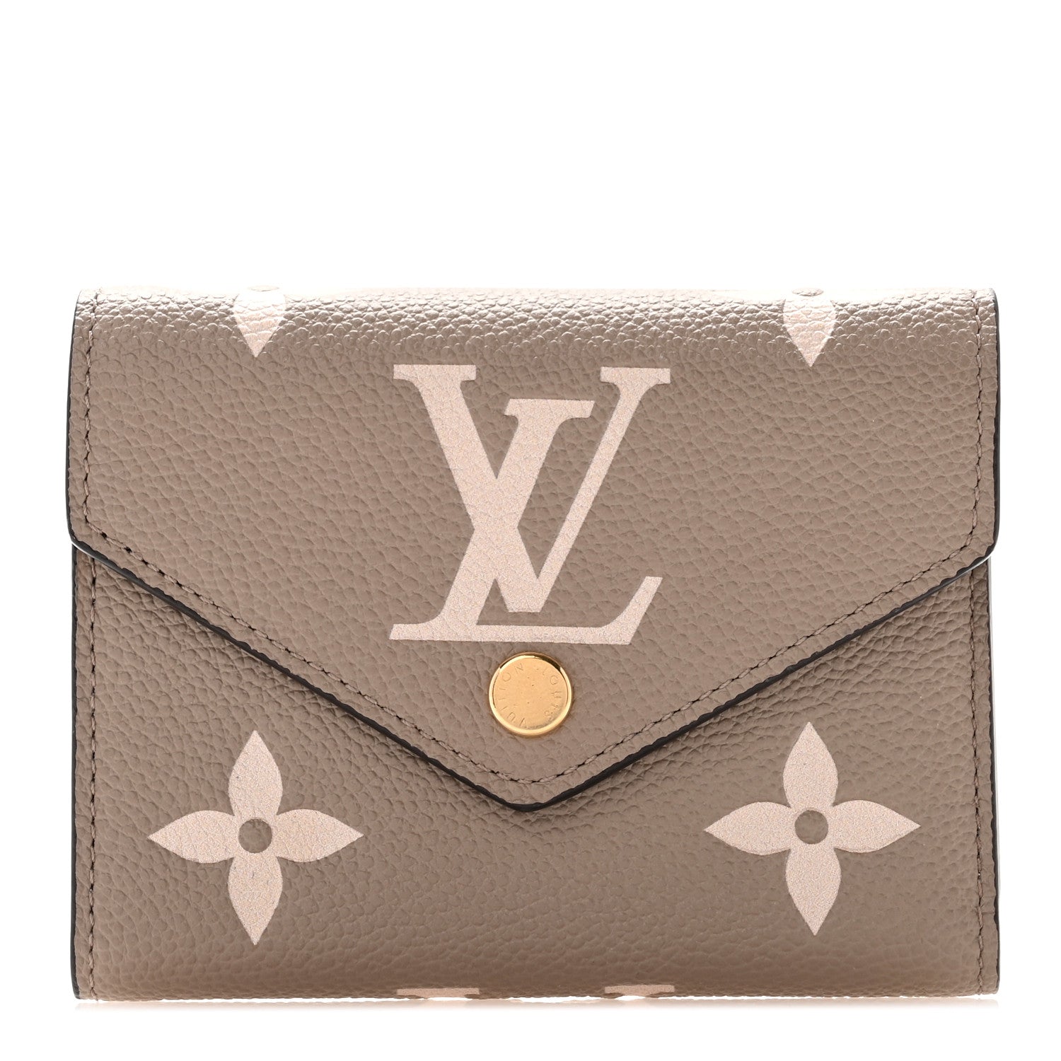 Louis Vuitton Empreinte Monogram Giant Victorine Wallet Tourterelle Creme 1 of 6