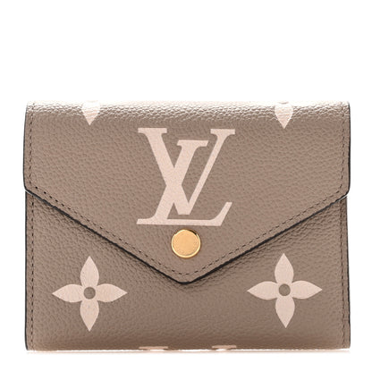 Louis Vuitton Empreinte Monogram Giant Victorine Wallet Tourterelle Creme 1 of 6