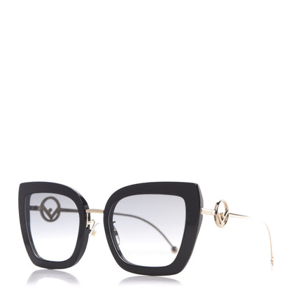Fendi Acetate Metal F is Fendi Square Cat Eye Sunglasses FF 0424/F/S Black 1 of 7