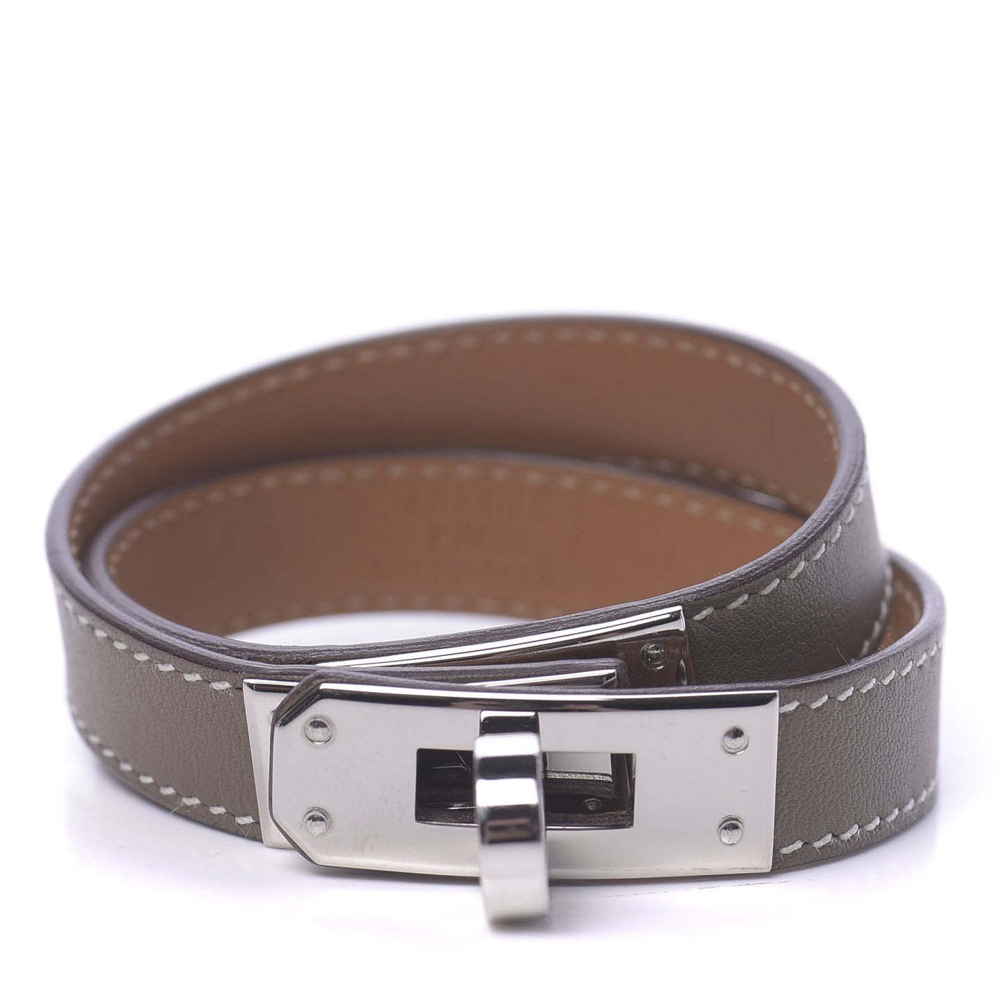 Swift Kelly Double Tour Bracelet T2 Etoupe