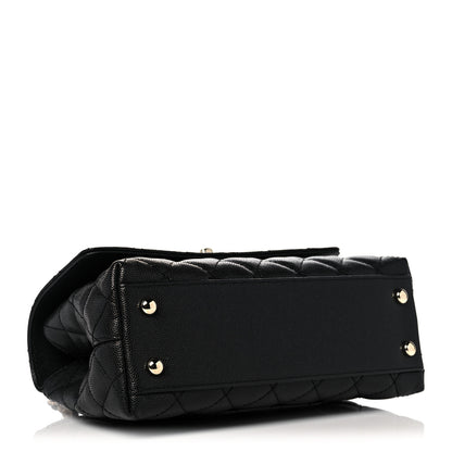 Chanel Caviar Quilted Mini Coco Handle Flap Black 4 of 10