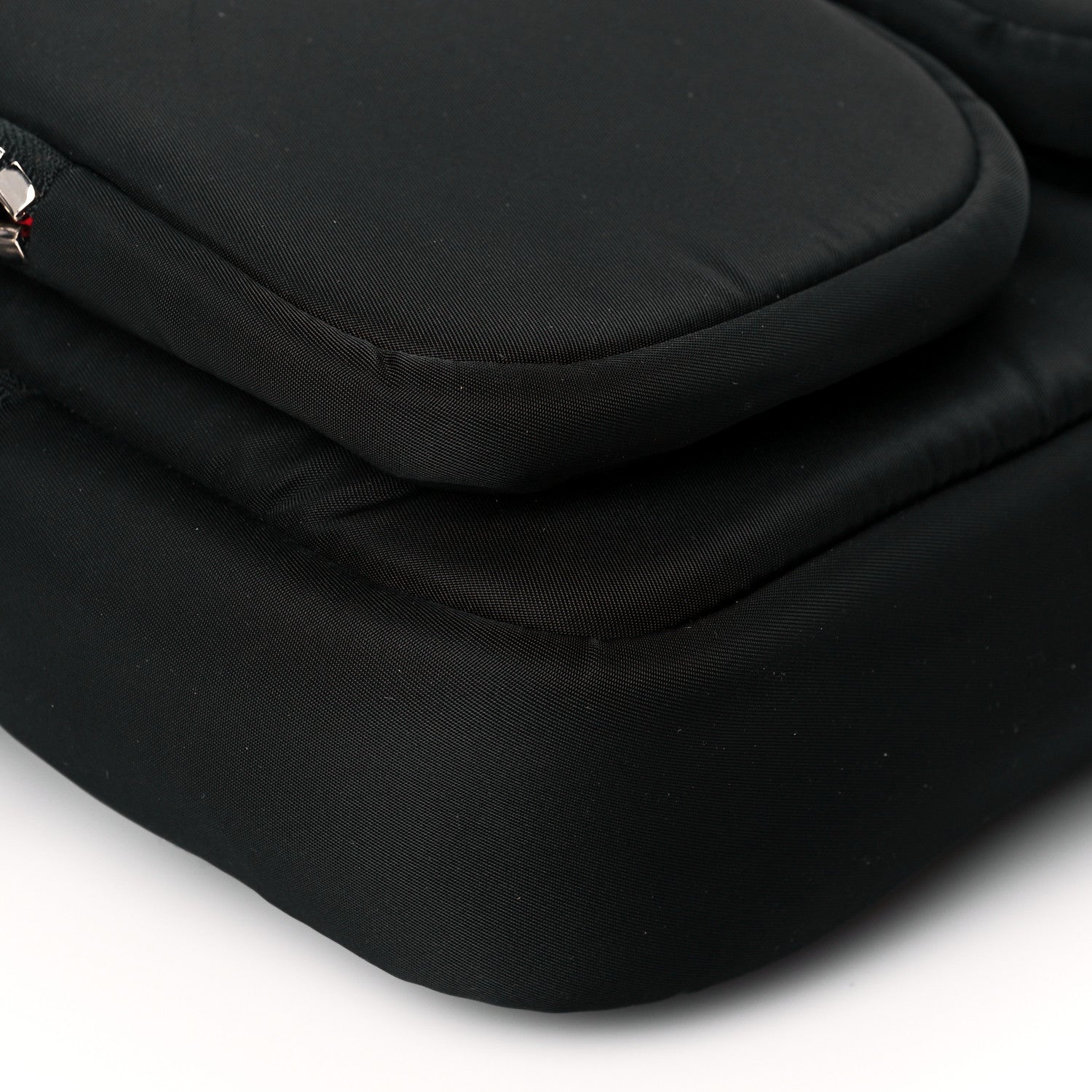 Prada Tessuto Nylon Pocket Top Handle Cargo Backpack Black 7 of 11