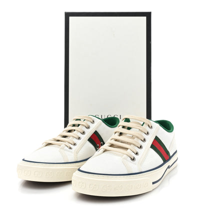 Gucci Jacquard Mini GG Monogram Web Womens 1977 Tennis Sneakers 40 White 8 of 8