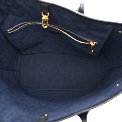 Louis Vuitton Empreinte Monogram Giant Neverfull MM Black 6 of 10
