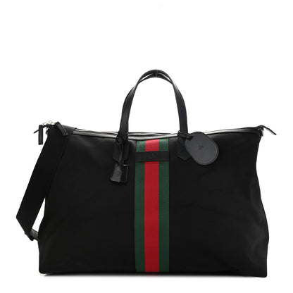 Gucci Techno Canvas Web Duffle Black 1 of 12