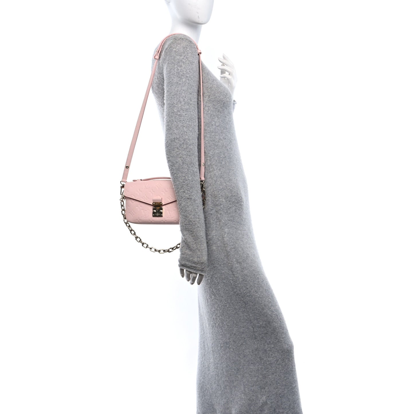 Empreinte Pochette Metis East West Pink Opale