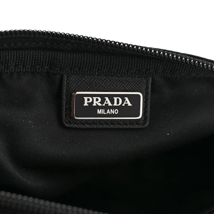 Prada Nylon Vela Cosmetic Pouch Black 6 of 6