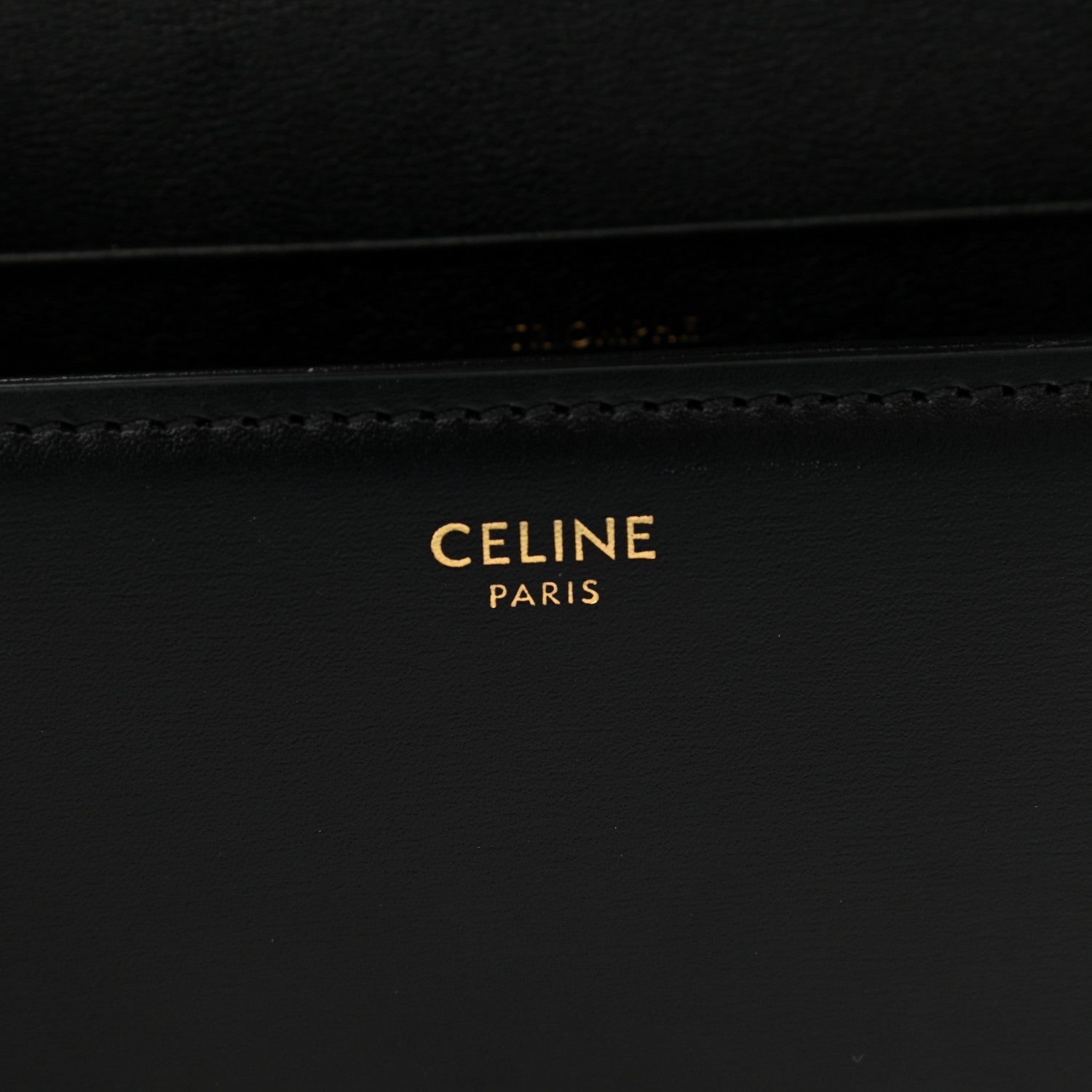 Celine Shiny Calfskin Nano Triomphe Black 6 of 11