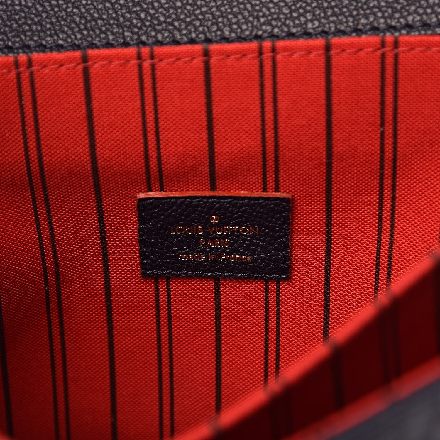 Louis Vuitton Empreinte Pochette Metis Marine Rouge 6 of 9