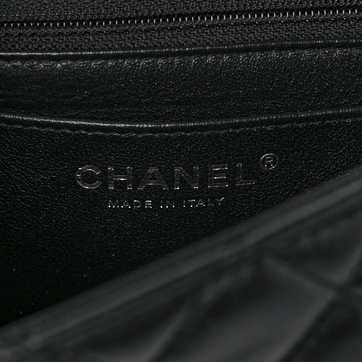 Chanel Lambskin Quilted Mini Rectangular Flap Black 6 of 10