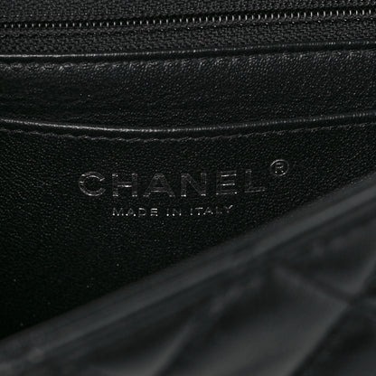 Chanel Lambskin Quilted Mini Rectangular Flap Black 6 of 10