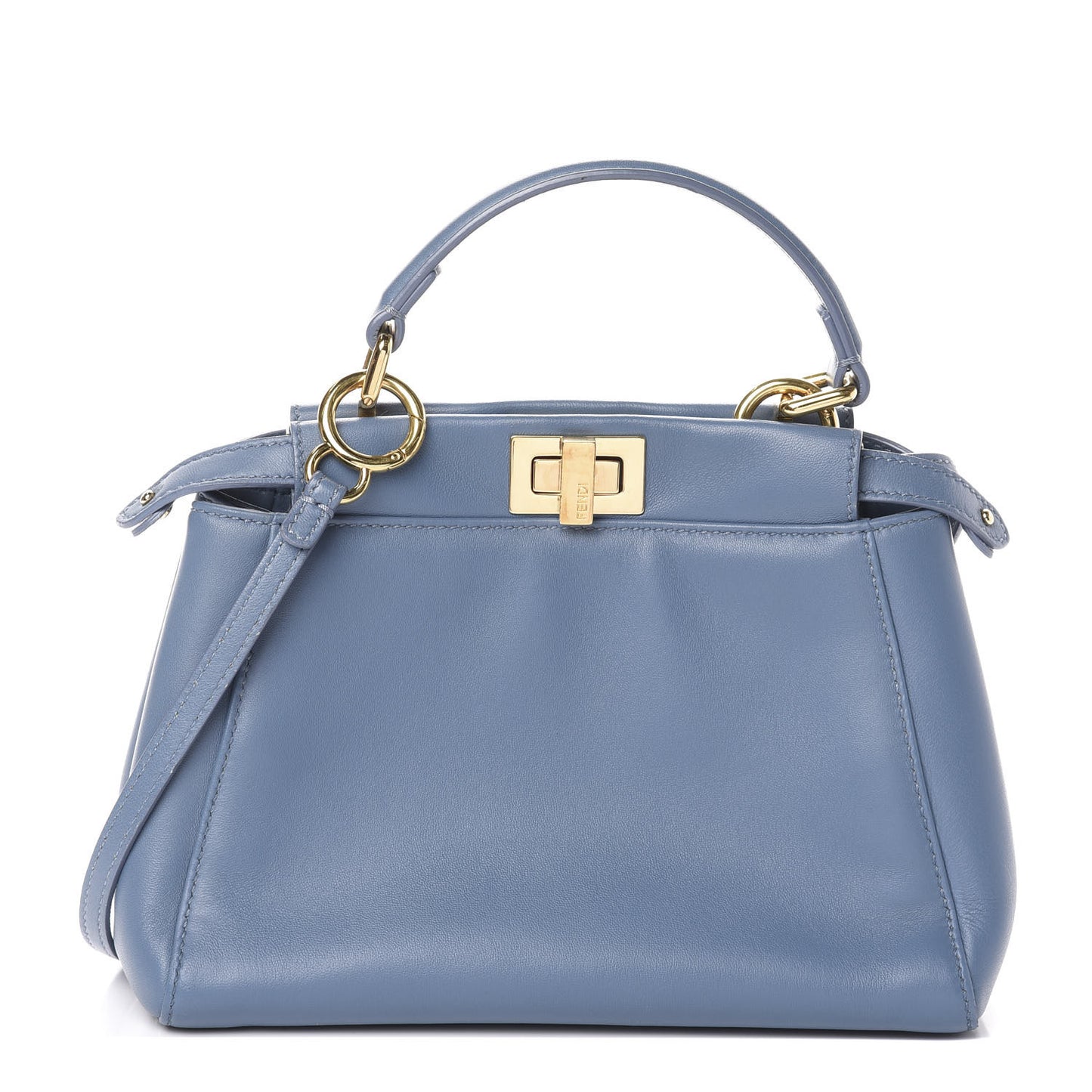Nappa Mini Peekaboo Iconic Satchel Blue