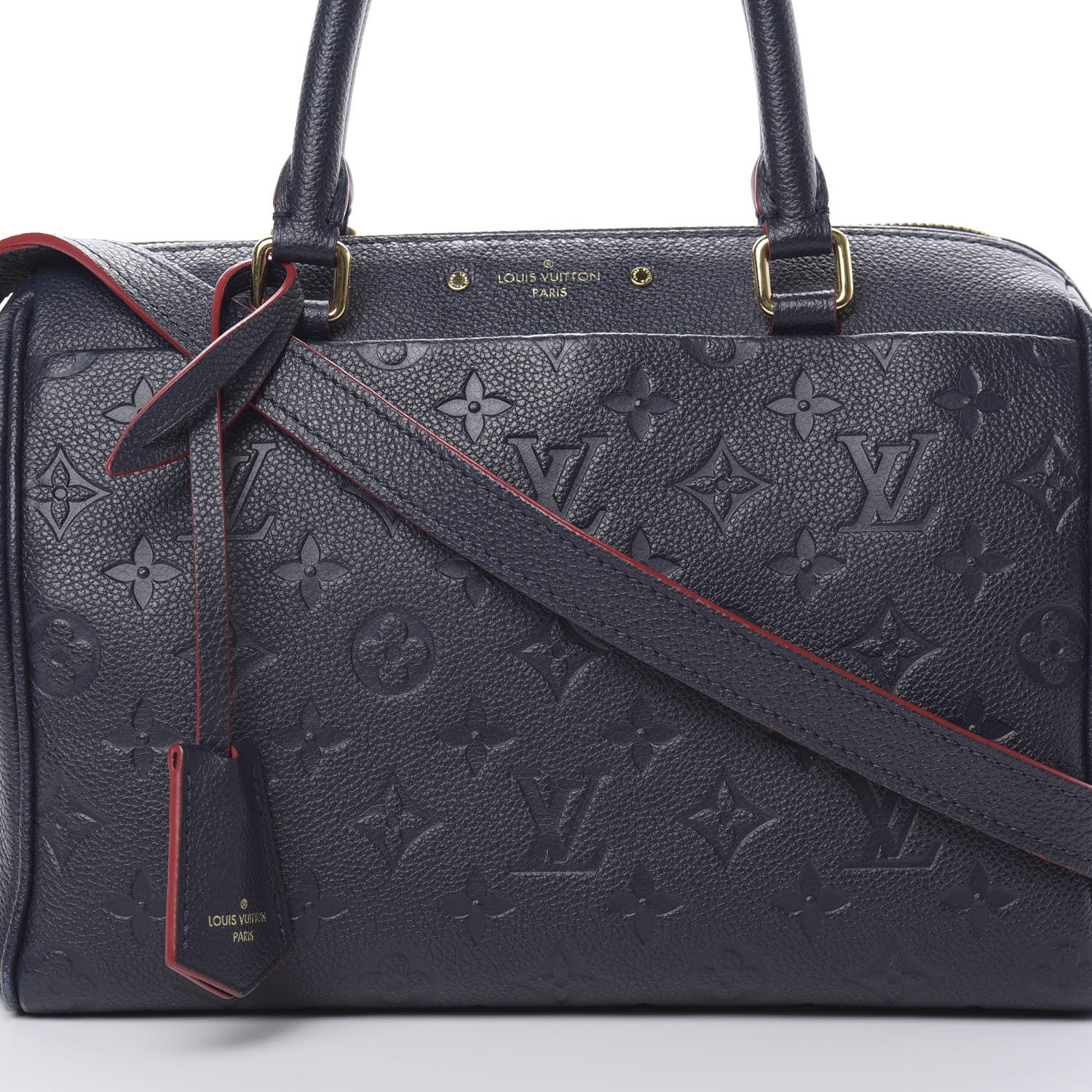 Louis Vuitton Empreinte Speedy Bandouliere 25 NM Marine Rouge 8 of 10
