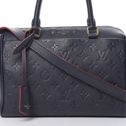 Louis Vuitton Empreinte Speedy Bandouliere 25 NM Marine Rouge 8 of 10