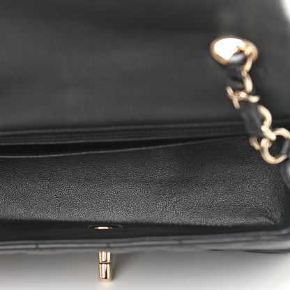 Chanel Lambskin Quilted Mini Rectangular Flap Black 5 of 11