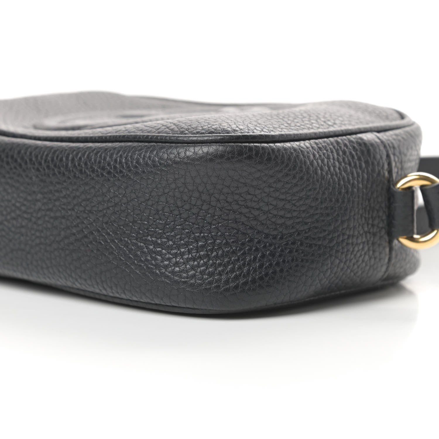 Gucci Pebbled Calfskin Mini Soho Disco Bag Black 10 of 11