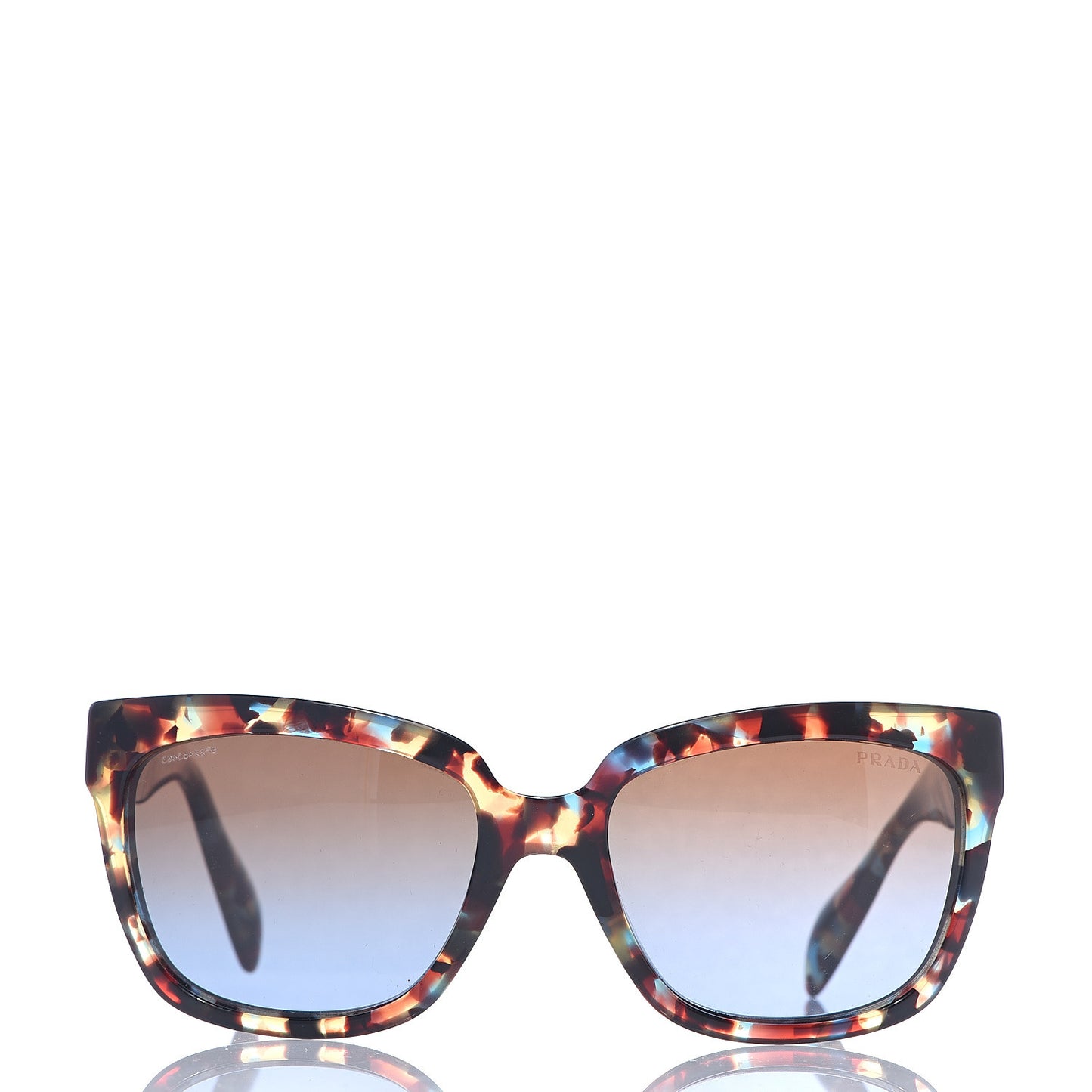 Square Sunglasses SPR 07P Tortoise Blue