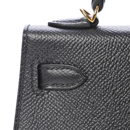 Hermes Epsom Mini Kelly Sellier 20 Black 10 of 29