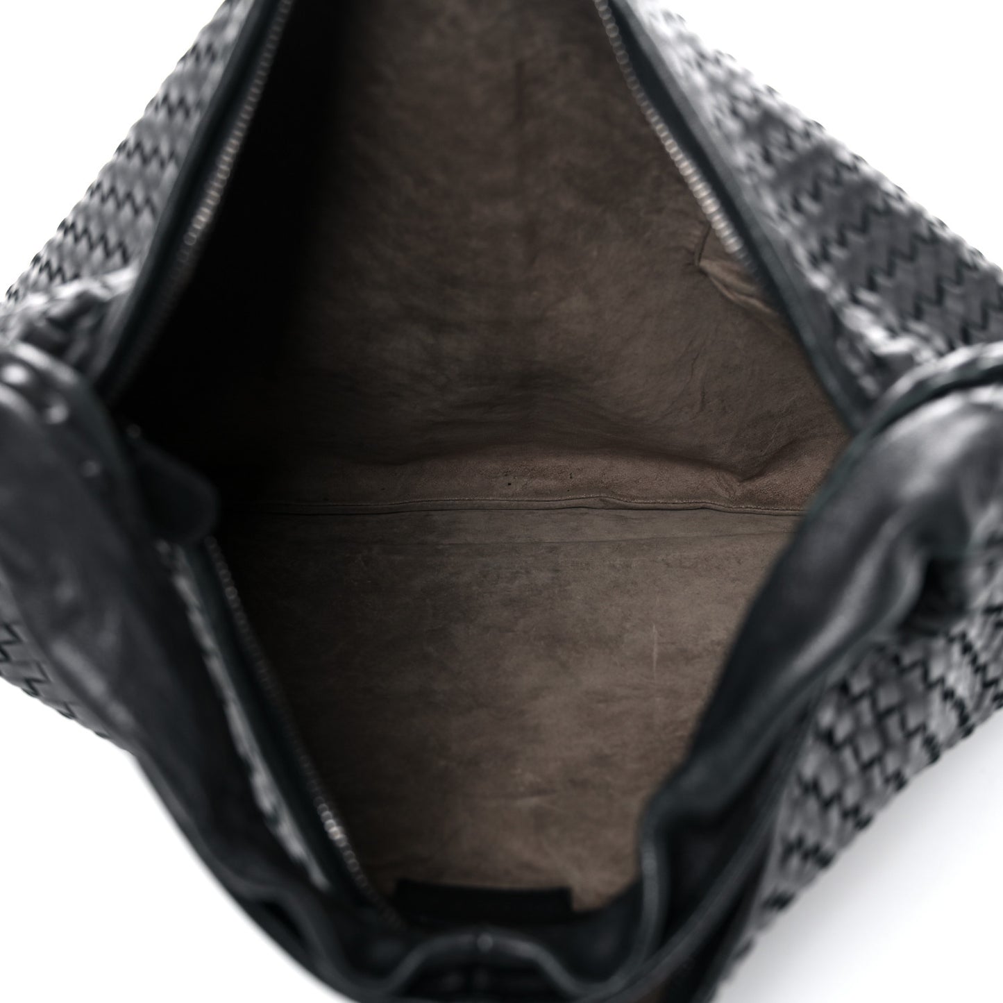 Nappa Intrecciato Maxi Veneta Hobo Black