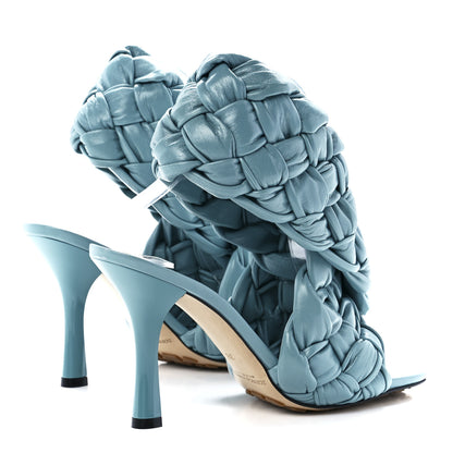 Bottega Veneta Shiny Nappa Intrecciato The Board Sandals 38 Linoleum 4 of 7