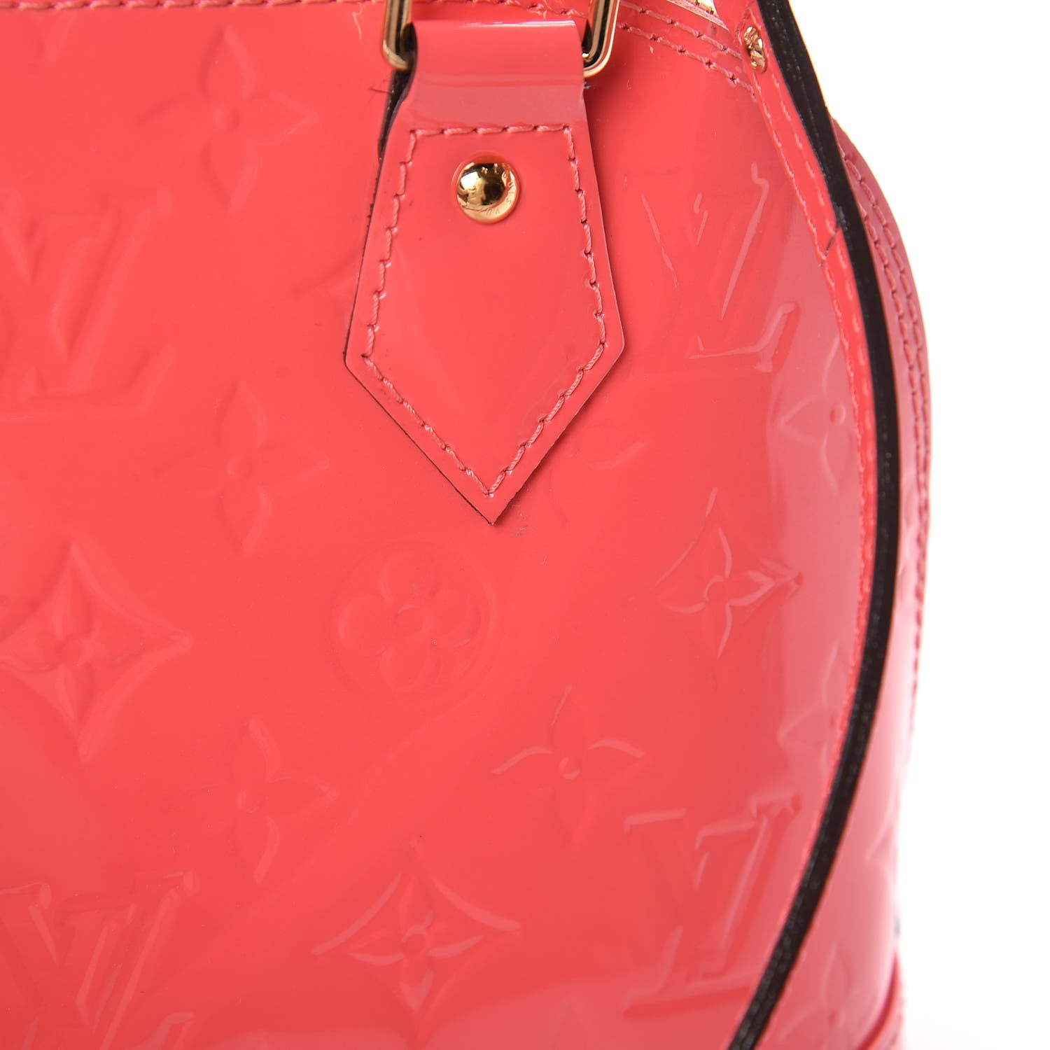 Louis Vuitton Vernis Alma BB Rose Litchi 11 of 13