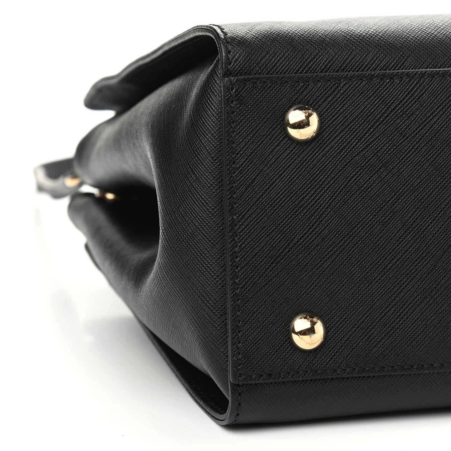 Printed Calfskin Beky Tote Black