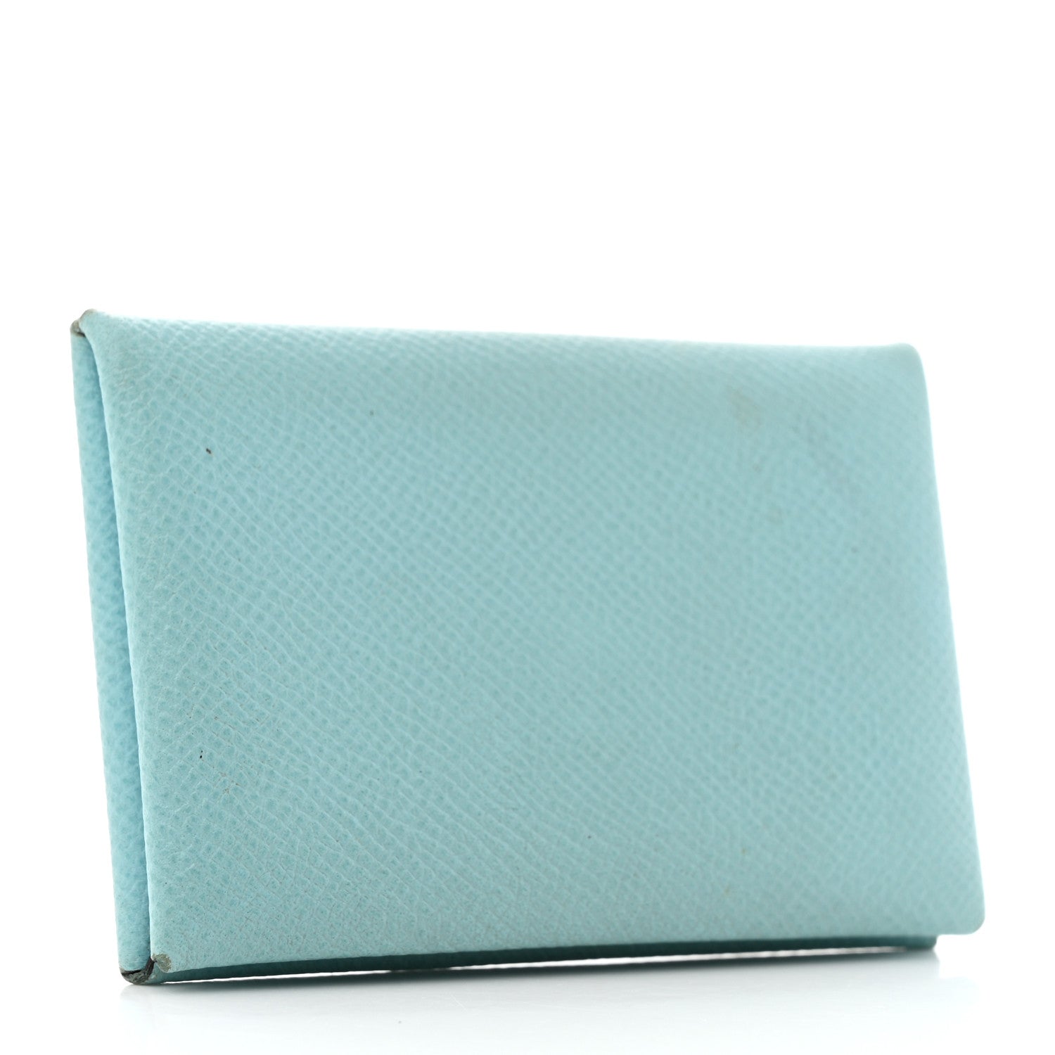 Hermes Epsom Calvi Card Case Bleu Atoll 3 of 8