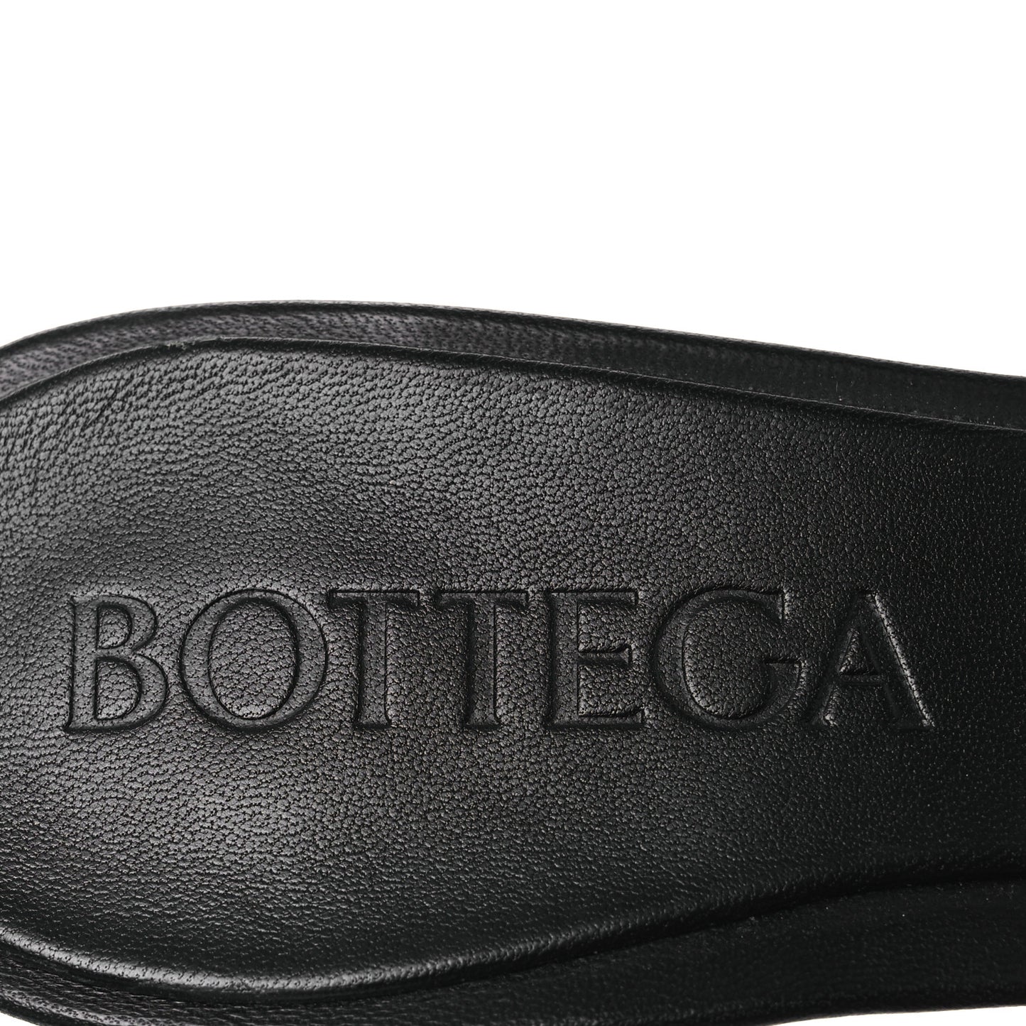 Nappa Intrecciato Blink Mule Sandals 39.5 Black