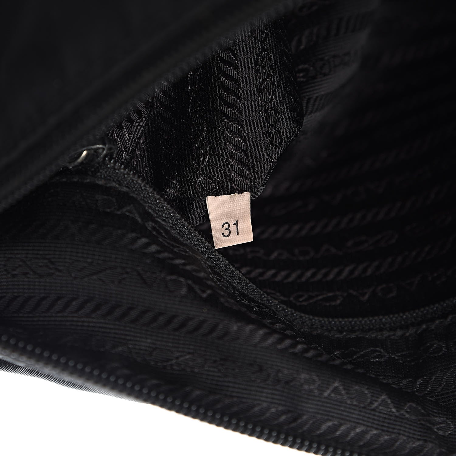 Prada Nylon Vela Messenger Bag Black 7 of 12