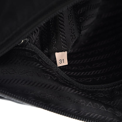 Prada Nylon Vela Messenger Bag Black 7 of 12