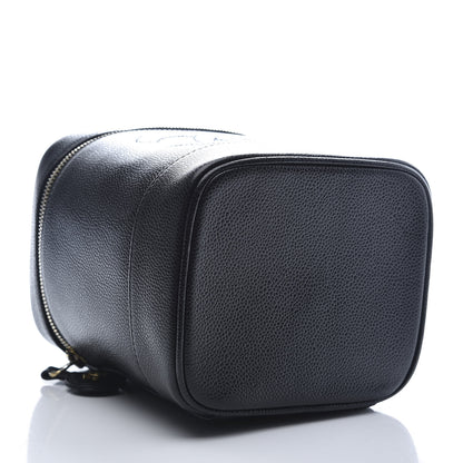 Chanel Caviar Vanity Cosmetic Case Black 4 of 10