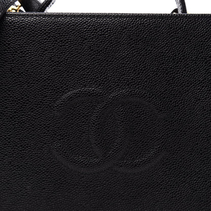 Chanel Caviar CC Vanity Case Black 10 of 10