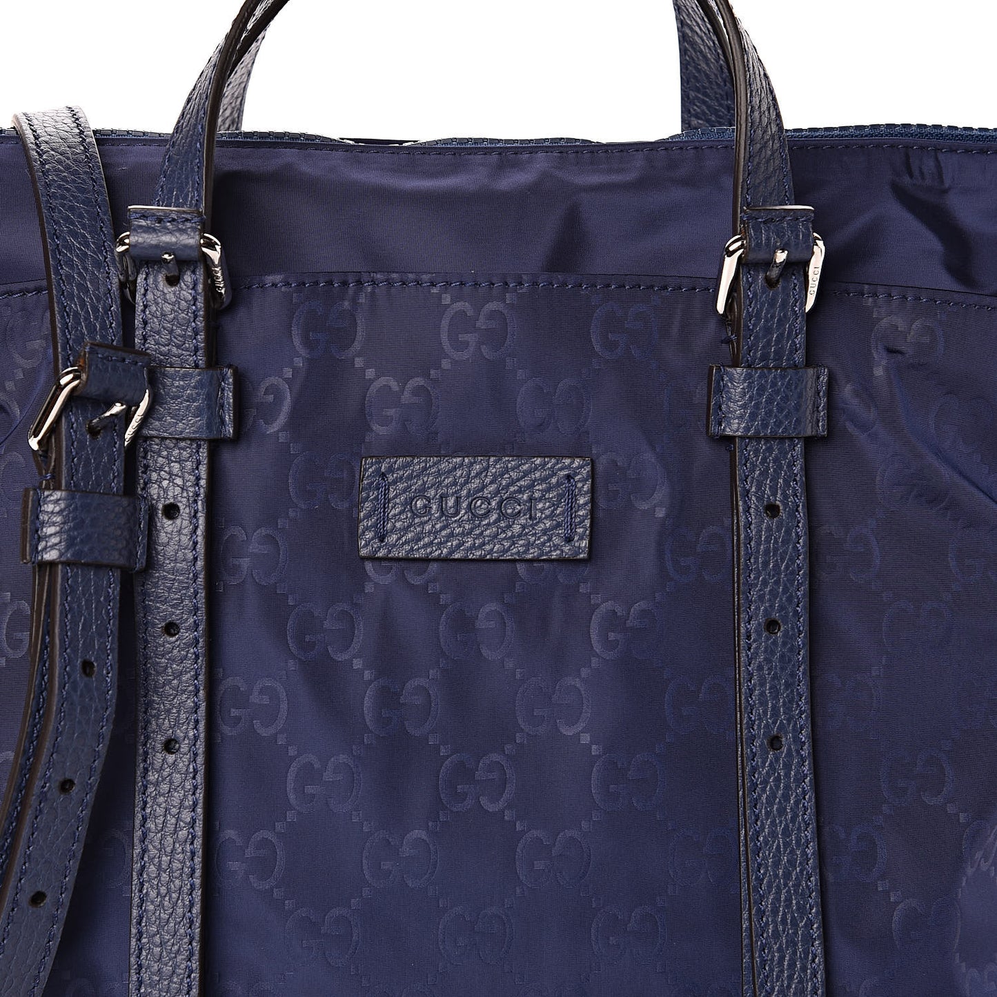 Nylon Monogram Medium Vertical Tote Tide