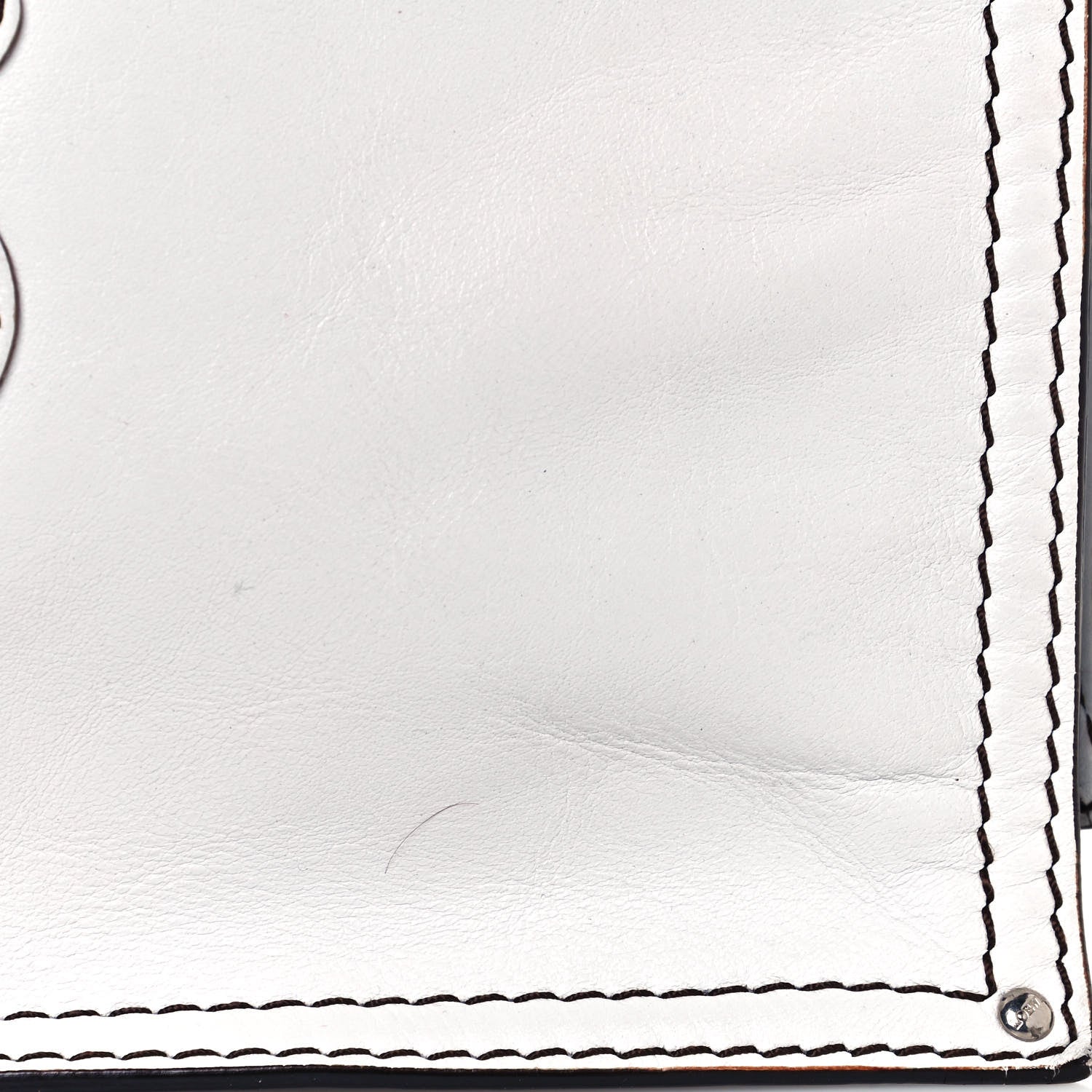 Loewe Calfskin Medium Shopping Tote White 13 of 15