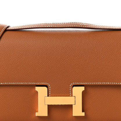 Hermes Epsom Constance 1-Elan Gold Gold 9 of 14