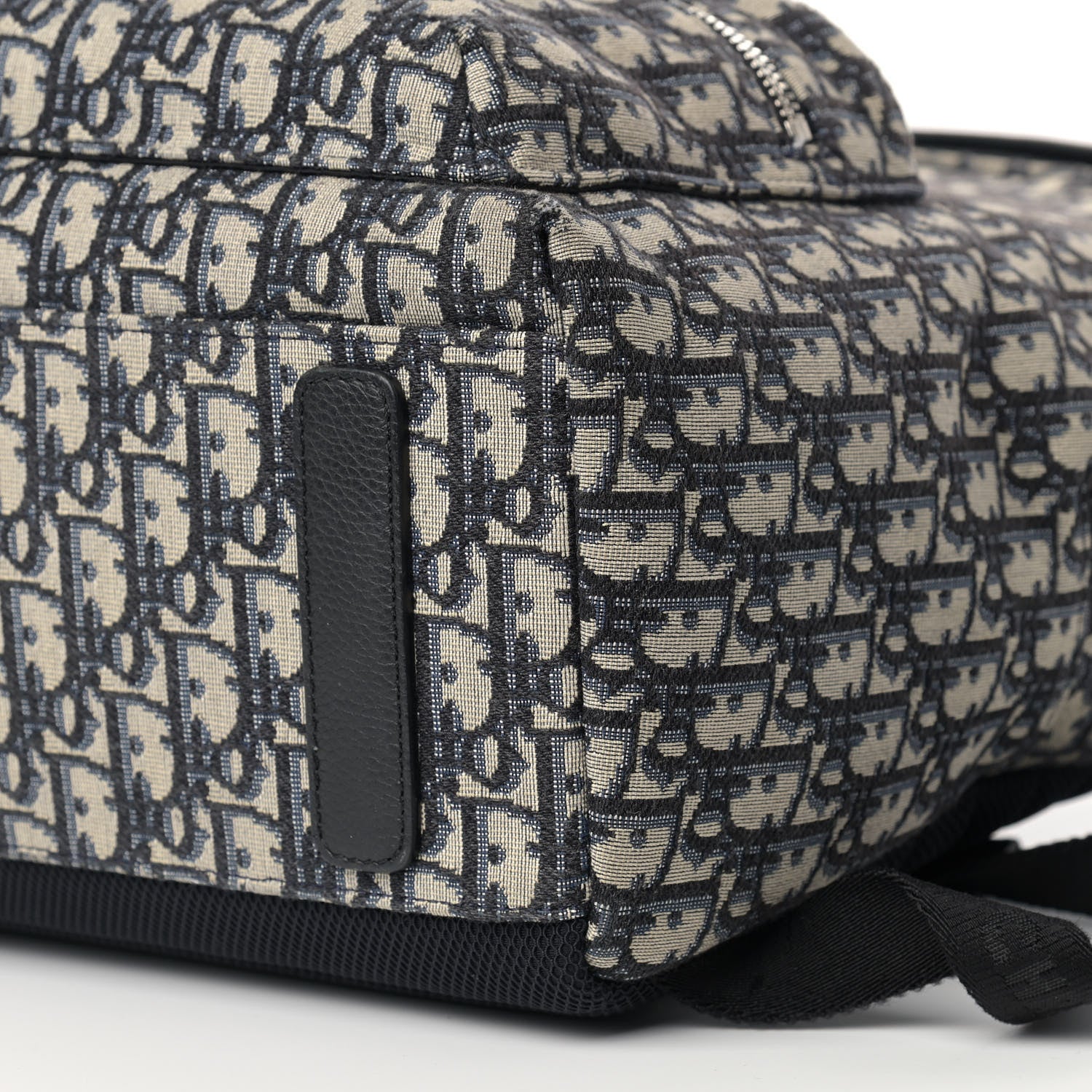 Christian Dior Oblique Calfskin Rider Backpack Beige Black 8 of 8