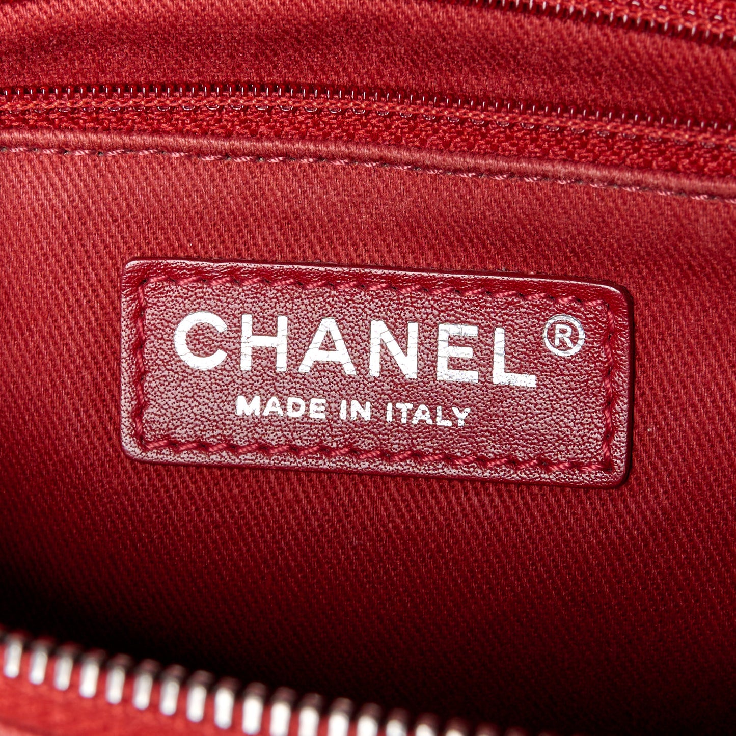 Caviar Quilted Small Coco Handle Flap Red