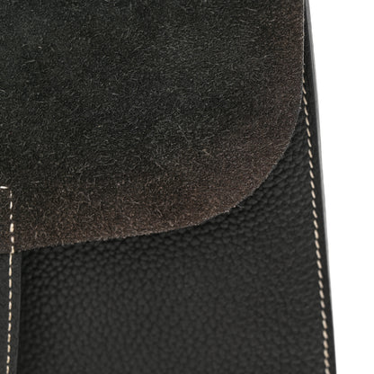 Hermes Taurillon Clemence Halzan 31 GM Black 13 of 16